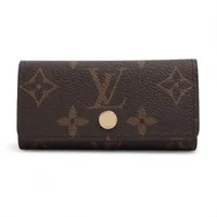 ヴィトン モノグラム ミュルティクレ4 M69517 ブラウン キーケース RFID反応あり