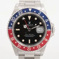 ロレックス GMTマスター 16700 SS SS AT ブラック文字盤