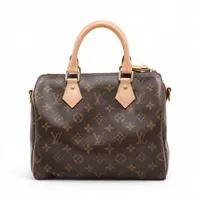 ヴィトン モノグラム スピーディバンドリエール25 M41113 ブラウン RFID反応あり