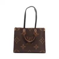 ヴィトン ジャイアントモノグラムリバース オンザゴーMM M45321 ブラウン RFID反応あり