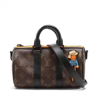 ヴィトン LV フレンズ キーポルXS M80201 ブラウン RFID反応あり