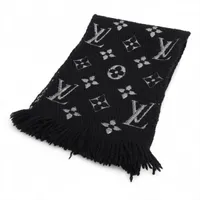 箱付き‼️ エシャルプ ロゴマニア モノグラム シルク混マフラー 箱付き‼️ エシャルプ ロゴマニア モノグラム シルク混マフラー シルク