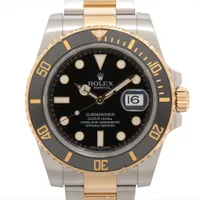 ロレックス サブマリーナーデイト 116613LN SS×YG SS×YG AT ブラック文字盤