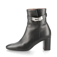 エルメス サンジェルマン レザー ブーツ 37 レディース ブラック