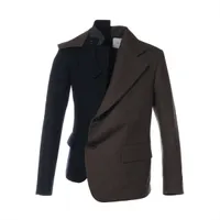 アレキサンダーマックイーン 19年 ウール×モヘヤ テーラードジャケット