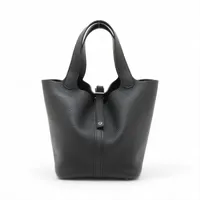 エルメス ピコタンロック22 MM トリヨンクレマンス ブラック シルバー金具 B:2023年