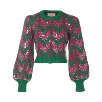 エルメス 25AW ウール ハイネックニット 36 レディース ベージュ