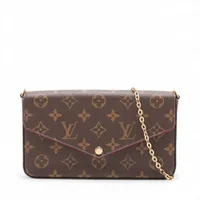 ヴィトン モノグラム ポシェットフェリシー M61276 ブラウン RFID反応あり