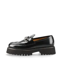 シャネル ココマーク 22B レザー ローファー 34 レディース ブラック