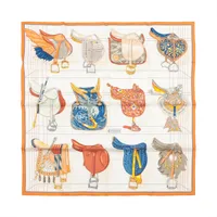 エルメス カレ70 BALADE EN BERLINE ベルリンヌ馬車に乗って バンダナ