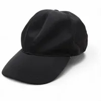 プラダ 2HC274 テスート キャップ L ナイロン ブラック A2126296｜中古