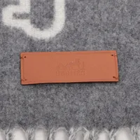 エルメス カザック キー コレクション マフラー カシミヤ グレー