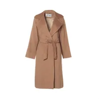 バーバリーブルーレーベル ウール×アンゴラ コート 40 レディース