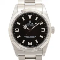 ロレックス エクスプローラーⅠ 114270 SS SS AT ブラック文字盤