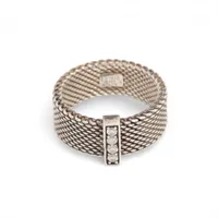 ティファニー チューリップ リング 925 3.4g シルバー A2855307｜中古