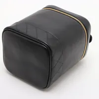 シャネル ビコローレ ラムスキン バニティバッグ ブラック ゴールド