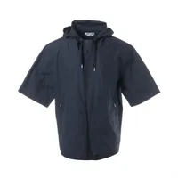 エルメス 24SS クロコ レザージャケット 48 メンズ ブラック 41-5004