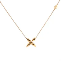 ヴィトン M80137 エセンシャル V LE0280 ネックレス GP ピンクゴールド