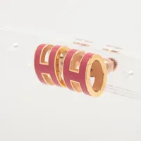 エルメス アヴァ ピアス(両耳用) 925×バッファローホーン A3438586