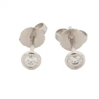 ティファニー バイザヤード ダイヤ ピアス Pt950 1.3g 直径約4.31mm