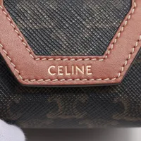 セリーヌ トリオンフキャンバス AirPodsケース PVC×レザー イヤホン