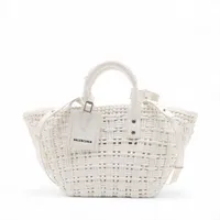 バレンシアガ ビストロバスケットバッグXS パテントレザー 2WAY