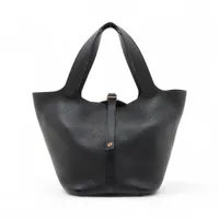 エルメス ピコタンロック22 MM トリヨンクレマンス ブラック ゴールド