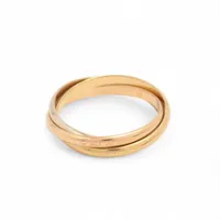 カルティエ トリニティ リング 750(YG×PG×WG) 3.7g 53 A4150254｜中古