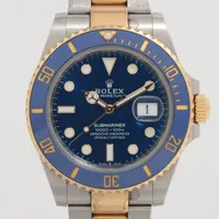 ロレックス サブマリーナーデイト 126613LB SS×YG SS×YG AT ブルー文字盤