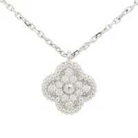 ヴァンクリーフ&アーペル スウィートアルハンブラ ダイヤ ネックレス