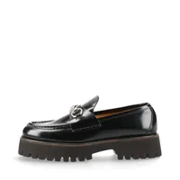 グッチ ホースビット レザー ローファー 10.5 メンズ ブラック 658822