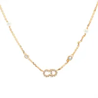 ディオール Clair D Lune クレール ディー リュヌ ネックレス GP