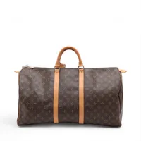 ヴィトン モノグラム キーポル55 M41424 ブラウン