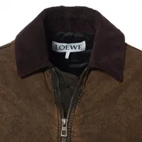 ロエベ アナグラム 24SS コットン×キュプラ ボンバージャケット 46