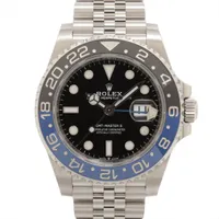 ロレックス GMTマスターⅡ 126710BLNR SS SS AT ブラック文字盤 ジュビリーブレスレット