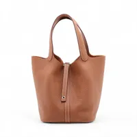 エルメス ピコタンロック22 MM トリヨンクレマンス ゴールド シルバー金具 W:2024年