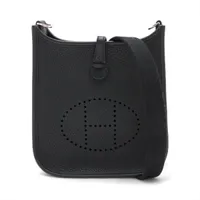 エルメス エヴリン16 TPM アマゾン トリヨンクレマンス ブラック シルバー金具 刻印不鮮明