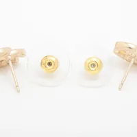 シャネル ココマーク F24V ピアス(両耳用) GP×ラインストーン ゴールド