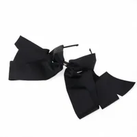 シャネル ココマーク 25K カチューシャ サテン ブラック A4152850