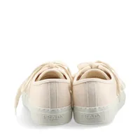 プラダ 25SS キャンバス スニーカー 7.5 メンズ ベージュ 2EG446 