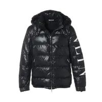 ヴァレンティノ ナイロン ダウンジャケット 46 メンズ ブラック