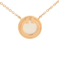 ティファニー T TWO オープンホリゾンタルバー ダイヤ ネックレス 750