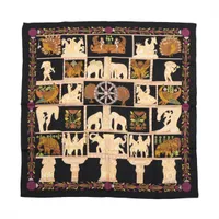 エルメス カレ90 MINERAUX 鉱物 スカーフ シルク クリーム A3043834