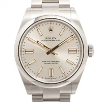 ROLEX ロレックス/オイスターパーペチュアル41/自動巻/シルバー文字盤/124300/1Q3*****/SAランク/04【中古】 ロレックス オイスターパーペチュアル41 134300 SS SS AT シルバー文字