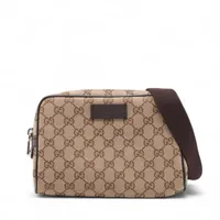 GUCCI GGキャンバス ボディバッグ ベージュ グッチ GGキャンバス キャンバス ボディバッグ ベージュ 802096