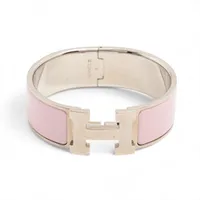 エルメス Hバングル クリッククラックGM バングル GP ゴールド×ピンク