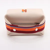 エルメス ブリッド ア ブラックPM キャンバス ベージュ シルバー金具