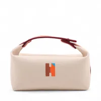 エルメス ブリッドアブラッドpm ベージュ キャンバス エルメス ブリッドアブラッドpm ベージュ キャンバス エルメス