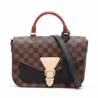 ヴィトン ダミエxカーフレザー ボーマルシェ N40146 ブラウン RFID反応あり