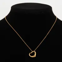 ティファニー オープンハート ネックレス 750(YG) 4.2g A4154233｜中古